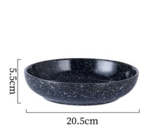 Japanese Ceramic Deep Plate Cutlery