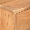 Sideboard 34.6"x11.8"x28.7" Solid Acacia Wood