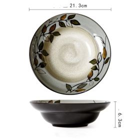 Straw Hat Fruit Salad Ceramic Rice Plate