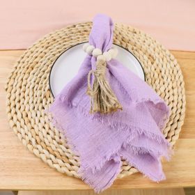 Western Restaurant Cafe Placemat Cloth Folding Flower Saliva Cloth Cup